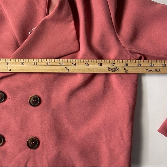 Superdown Blazer Superdown Cropped Jacket Blazer in Dusty Rose Size XS Like New - Picture 9 of 10